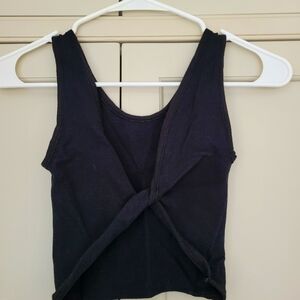 Out From Under Urban Outfitters Black Twist Crop Top Size XS/S